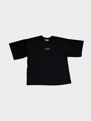 Polo Boxy Fit Black Exhibition